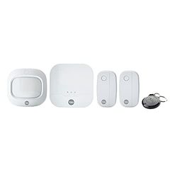 Yale IA-311 Alarme Sync Smart Home - 5 peças - Hub- sensor de porta / janela - detetor de movimento- porta-chaves- geolocalização- compatível com Alexa- Google Assistente - Philips Hue