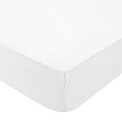 DOMIVA Hoeslaken, waterdicht, 5 punten, wit, 30 x 75 cm