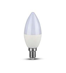 V-TAC Lamapadina LED Chip Samsung E14 5,5W Candela Dimmerabile 6400K