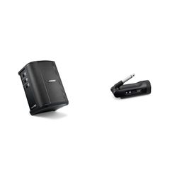Bose S1 Pro+ diffusore Bluetooth portatile All-in-one wireless PA System, Nero & Trasmettitore wireless per strumenti da 6 mm per S1 Pro+ Sistema PA