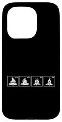 Mens Campfire Camping Yard Gardening Autumn Campfire Custodia per iPhone 15 Pro