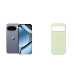 Google Pixel 10 Pro - Unlocked Android Smartphone with Gemini, Triple Rear Camera System, 24+ Hour Battery and 6.3" Super Actua Display - Moonstone, 256GB+Case