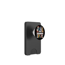 En el nombre de Jesús toco - Diseño para músico cristiano PopSockets PopWallet para MagSafe
