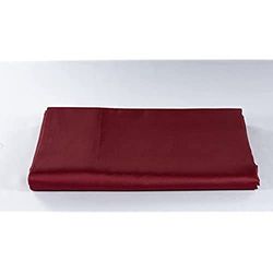 LENZUOLISSIMI Funda nórdica de satén de algodón de 300 Hilos para Cama Individual, 80 x 200 cm, Fabricado en Italia, Color Burdeos