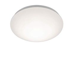 BRILONER - Candeeiro de teto LED com cor de luz branca quente, 12 watts, 1200 lúmens, lâmpada LED, candeeiro de teto, candeeiro de sala de estar, iluminação de teto, 28 x 6,5 cm, branco
