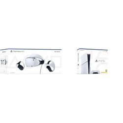 PlayStation VR2 (PSVR2) White & 5 Console (Slim)