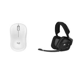 Logitech M240 Silencioso Bluetooth & Corsair Void RGB Elite Auriculares Inalámbricos