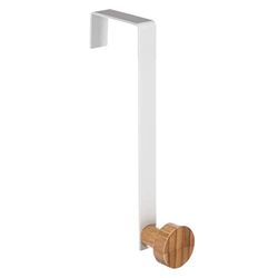 Five - Deurhaak met 1 kop, bamboe, wit