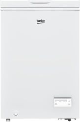 BEKO - CF100EWN - Congelatore Orizzontale, Classe E, Statico, Volume Totale Netto: 98lt, Controllo elettronico, Colore Bianco, Dimensioni HxLxP: 84,5 x 54,5 x 54,5