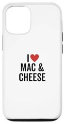 Custodia per iPhone 12/12 Pro Amo gli amanti del cibo al formaggio Mac e formaggio