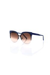 Marni Occhiali da Sole CURVE ME101S Blue/Light Brown Shaded 56/17/140 donna