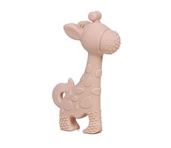 Jané Bijtspeeltje, giraffe van silicone, 5 verschillende texturen, geschikt voor de vaatwasmachine en de koelkast, vanaf 0 maanden