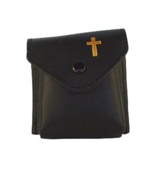 Adriatica Pelletteria Hoesje voor Communie Set, Leer, Zwart,