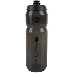 M-Wave Pbo 750 Gourde Mixte-Adulte, Noir Transparent, 750 ML