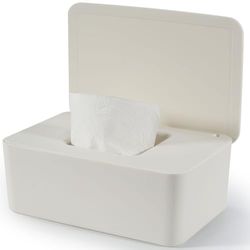 Pudełko na chusteczki nawilżane dla niemowląt, pudełko na wilgotne chusteczki z pokrywką, pudełko na wilgotny papier toaletowy, pudełko na wilgotne chusteczki białe, pudełko na chusteczki nawilżane,