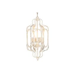 LAMPARA TECHO METAL 39X34X75 DECAPE BLANCO