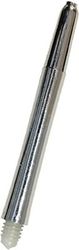 Bull's Shaft Metallic Nylon Dartshafts, set van 3, type: 55307 - medium - zilver