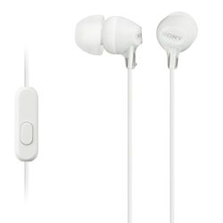 Sony MDR-EX15AP In-ear Hörlurar med Smartphonekontroll och Mikrofon - Vit