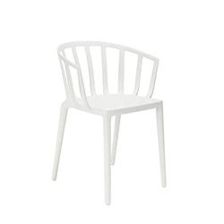 Kartell 5806/03 Venice Chaise - Polycarbonate - Lot de 2 Chaises - 51x75x51 cm - Blanc