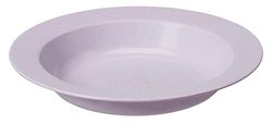 GastroMax Assiette creuse 22 cm BIO | Lavande | Intérieur/extérieur | Thermorésistant | Apte alimentaire et sans BPA | Compatible lave-vaisselle et micro-ondes | L22 x W22 x H4 cm