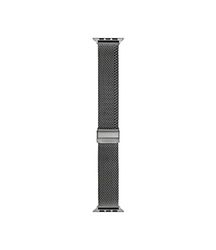 Fossil Pulsera compatible con Apple Watch, 42/44/45 mm - 22 mm Acero inoxidable ahumado, S420015