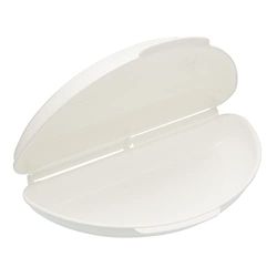KitchenCraft Formatore di frittate per microonde, Formatore di uova, plastica facile da pulire, 21 x 15 cm, bianco