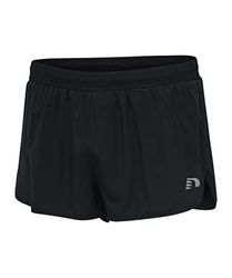 Newline Men Core Split Shorts, Pantaloncini Uomo, Nero, S