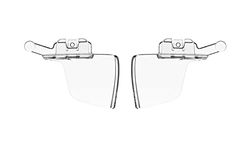 Wiley X WX UltraPermanent Side Shields Clea zonnebril, wit, uniek uniseks, Wit, Eén maat