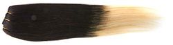 FAB® Remy 100% Human Hair Lace Weft ClipIn Hair Extension Full Head 16 inch T1B/613