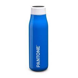 PANTONE™ - Borraccia Termica 500 ml in Acciaio Inox, con Display Touch Screen per Controllo Temperatura - Bottiglia Termica Ermetica e Borraccia Palestra, Travel e Lavoro, 24h Cold e 12h Hot, Blu