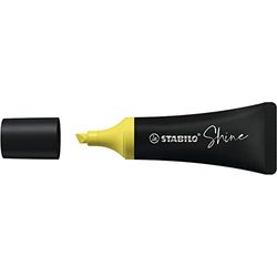 STABILO Surligneur Tube Design Shine Single Pen Jaune