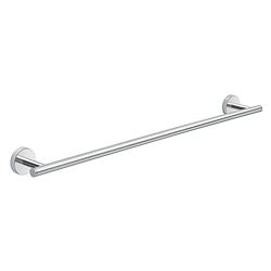 Gedy G-Osaka - Toallero de 60 cm, Color Cromado, componentes de Cromall®, Acero Inoxidable y recipientes de Cristal Satinado, garantía de 10 años, Medidas 5 x 40 x 7,6 cm y Peso 0,4 kg, diseño R&S