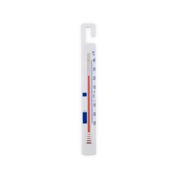 Fackelmann 5040620 Thermomètre congélateur, thermomètre réfrigérateur, thermomètre frigo, thermomètre, Plastique, 15 cm, Blanc