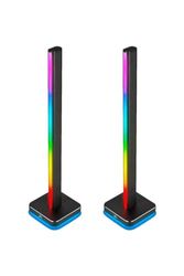 Corsair iCUE LT100 Smart Lighting Towers startsats (två 422 mm stora ljuskolonner med 46 anpassningsbara lysdioder, integrerad ljusspridning, avtagbar headset-hållare) svart