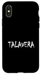 Carcasa para iPhone X/XS Talavera Apellido Estadounidense Hispano Mexicano Español Familia