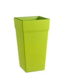 Teraplast – Stalk-vas, element, 65 cm, ceder, vattenreservsystem, 100% återvinningsbart