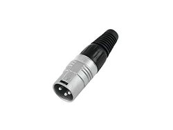 HICON XLR plug 3pin HI-X3CM aansluiting