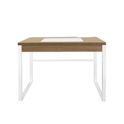 THE HOME DECO FACTORY Mesa de madeira e metal, 100 x 50,3 x 74 cm