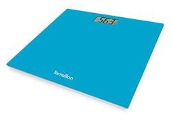 TERRAILLON - Báscula de baño electrónica - Ultraplana, Encendido/Apagado automático, Gran pantalla LCD, 150kg - TX1500, Azul