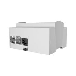 Contenitore plastico per Scheda Embedded tipo RASPBERRY PI 4 B con fissaggio su guida DIN o parete