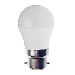 Velamp Lampadina SMD LED, Sfera P45, 6W/470lm, base B22 (Francia), 4000K