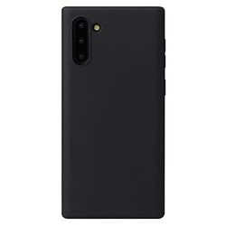 Ultra dun Samsung Galaxy Note 10 hoesje, [schokbestendige anti-kras valbescherming] Stijlvolle zachte TPU, slanke dunne matte telefoonhoes voor Samsung Galaxy Note 10 - zwart