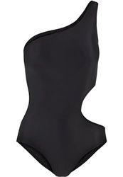 Urban Classics Asymmetric Cut Out Zwempak voor dames, bikini, zwart, XL