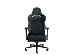 Razer Enki X Pro - Gaming Chair with Integrated Lumbar Support (Desk/Office Chair, Multi-Layer Synthetic Leather, Foam Padding, Head Cushion, Height Adjustable) Black/Green
