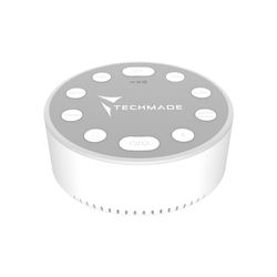 Máquina de sonido blanca para bebés, niños, adultos, ancianos, con luz nocturna, con 8 sonidos relajantes, máquina de ruido blanca recargable para el sueño de adultos y niños