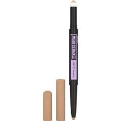 Maybelline New York Express Brow Satin Duo Eyebrow Pencil and Powder in No. 00 Light Blonde, Light Blonde