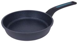 Arcos Thera Sartén Antiadherente de 18 Cm para Inducción, Gas y Vitrocerámica. Sartén de Cocina Pequeña de Aluminio Fundido con Mango Ergonómico Extraíble y Apta para Lavavajillas. Color Negro y Azul