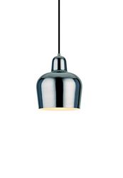 Kos Lighting 400050513 Derby Sospensione Acciaio E27 cromo 21 x 21 x 28 cm