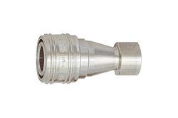 RIEGLER 107705-246.13 Embrayage hydraulique des deux côtés, ES 1.4305, G 3/8 IG NW 7,5, 1 pièce