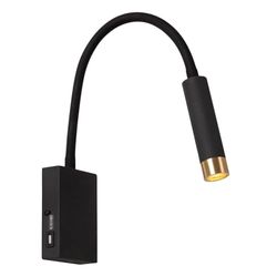 LUCIDE ALEC – Faretto da parete – LED – G9 – 1 x 3 W 2700 K – Inclusi anelli di ricambio – Nero